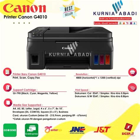 Jual Printer Canon Pixma G Multi Function All In One Ink Tank Adf