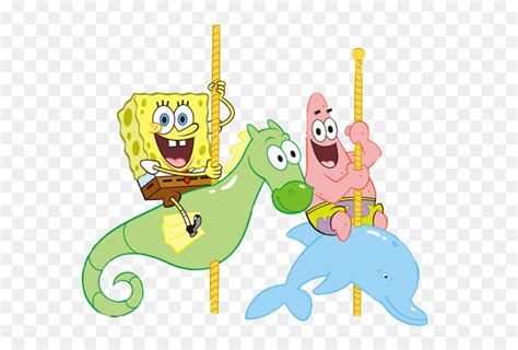 Spongebob Patrick Sea Horse, HD Png Download - vhv