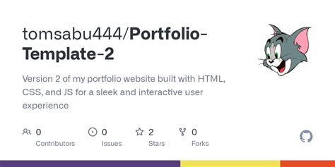 GitHub - tomsabu444/Portfolio-Template-2: Portfolio Website V2 || build ...