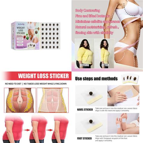 Jaysuing Slimming Belly Button Patch Shaping Lazy Person Patch Slimming