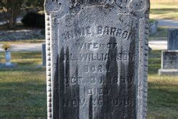 Annie Barron Williamson 1850 1916 Mémorial Find a Grave