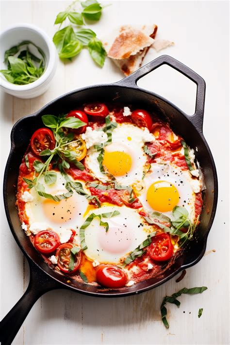 Tomato And Roasted Red Pepper Shakshuka Cooking Mediterranean