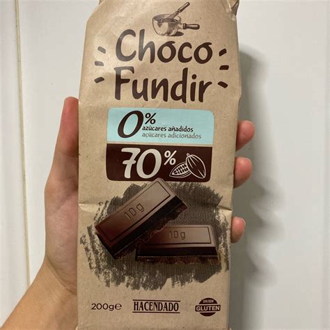 Hacendado Choco Fundir 0 Azúcares 70 Cacao Reviews abillion