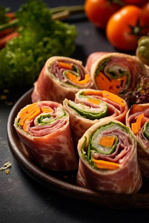 Fingerfood Wrap Röllchen Einfaches und leckeres Rezept