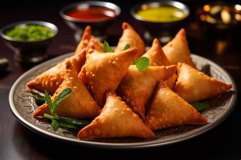 Spice Up Your Mealtime With A Side Of Samosavory Samosas Premium Ai