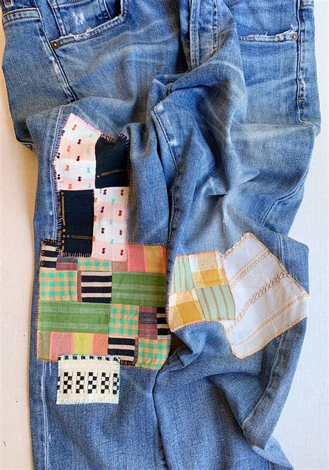 DIY Patchwork Upcycled Denim Honestly WTF