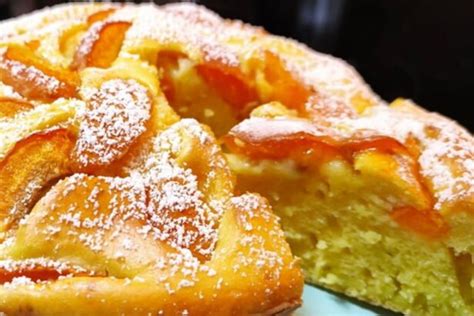 Torta Di Albicocche Fresche Senza Burro E Olio Solo Calorie