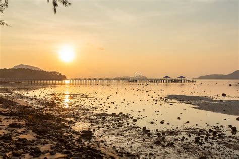 Scenery Of Rawai Pier With Sky Sunrise Phuket Thailand This Place Is