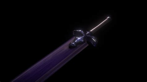 Sword Art Online Night Sky Sword 3d Model Turbosquid 1972532