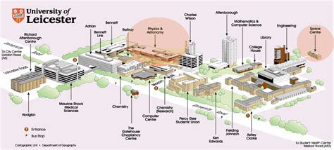 Leicester University Campus Map