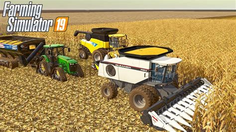 Last Day Of Corn Harvest Nebraska Lands Fs19 Roleplay Youtube