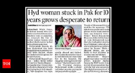 Indian High Commission 45 Year Old Hyderabad Woman To Return After Years Of Torture By Hubby In