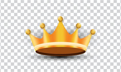 Unique 3d Style Gold Crown Realistic Icon Design Isolated On 9926290