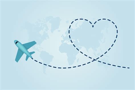 Premium Vector Love Travel Concept Illustration In Vector