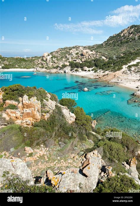 Spargi Cala Corsara Arcipelago Di La Maddalena Sardegna Stock Photo