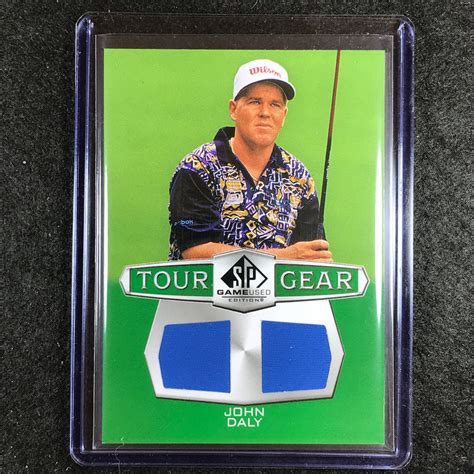 2024 Sp Game Used Golf John Daly Tour Gear Base Relic Da Cherry