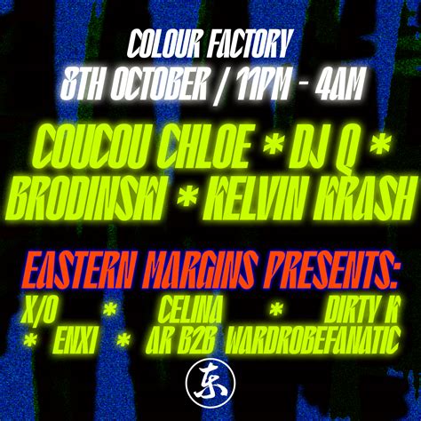 Coucou Chloe Dj Q Brodinski Kelvin Krash Eastern Margins — Colour