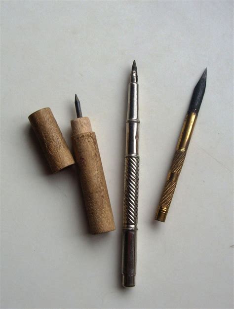 Antique Dip Pen Pencil And Lead Capsule From The Mid 1800s Pen