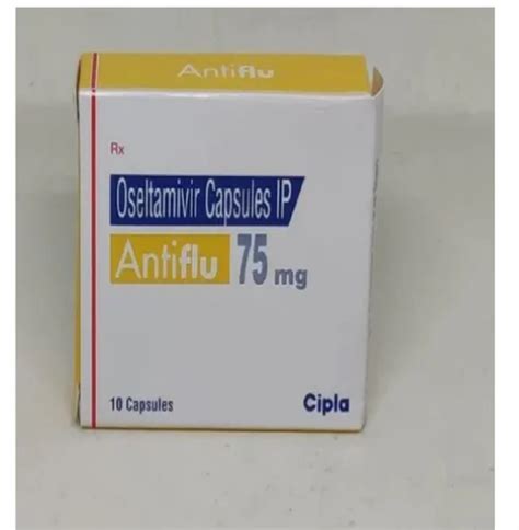 Antiflu 75mg Antiviral Capsule At Rs 256 Stripe Oseltamivir Phosphate