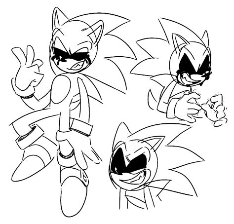 Arriba 93 Imagen Dibujos De Sonic Exe Para Colorear Cena Hermosa