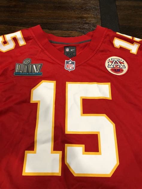 Nfl Nike Game Day Kansas City Chiefs 15 Patrick Mahomes Red Super Bowl