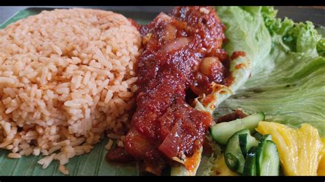 Nasi Tomato Noxxa Resepi Nasi Tomato Mudah Guna Beras Biasa Dan Ayam