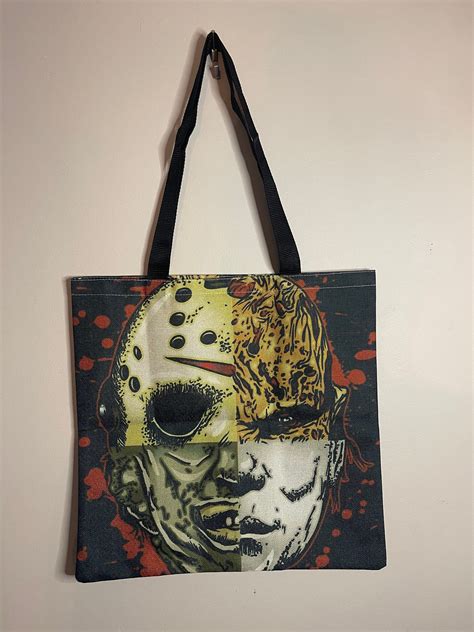 Horror Tote Bag Etsy