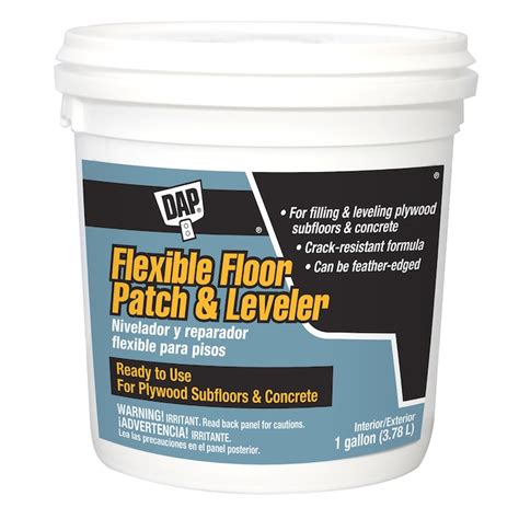 DAP Flexible floor patch and leveler 128-oz Gray Patching Compound in ...