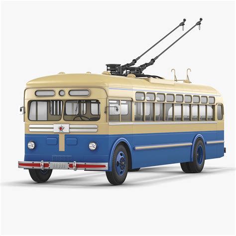 Soviet Trolleybus Mtb 82 3d Model