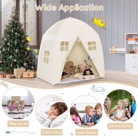 Infans Kids Play Tent Girls Boys Princess Castle Portable Indoor ...