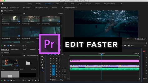 Simple Way To Edit Faster In Premiere Pro Youtube