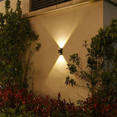 Set 2 X Lampi Solare LED Arhitecturale Ambientale Pentru Perete