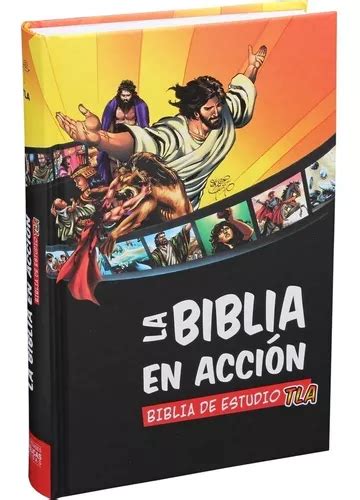 La Biblia En Acción Tla De Estudio Mediana Tapa Dura Envío Meses sin