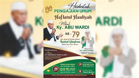 Pengajian Bersama Abuya K H Muhammad Thoha Alawy Dalam Rangka Haul