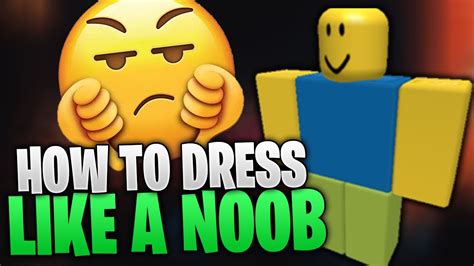 How To Dress Like A Noob In Roblox 2021 YouTube