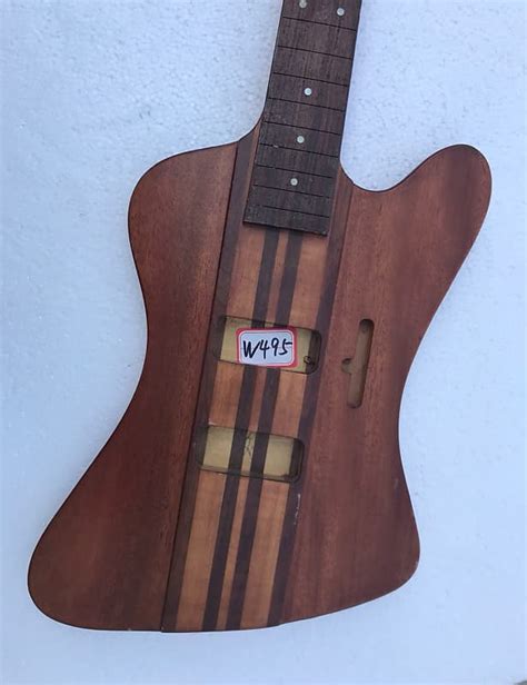 Unfinished 4 String Bass Guitar Body With Neck Fit Reverb Uk