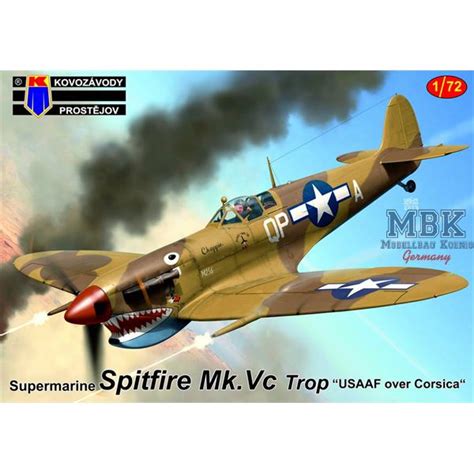 Supermarine Spitfire Mk Vc Trop Usa Over Corsica