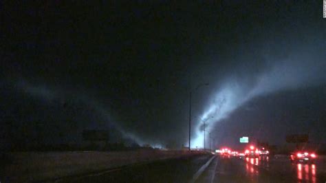 Massive Tornado Roars Across Highway Cnn Video