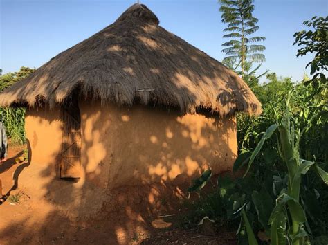 Mud Hut In A Village In Siaya County Located In Kenya Places To