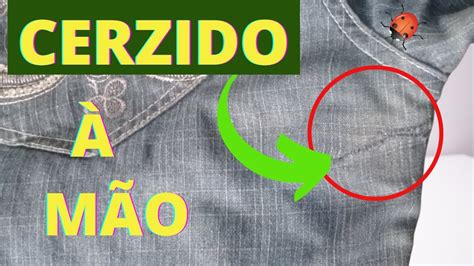 Como Fazer Cerzido À Mão Em Calça Jeans YouTube