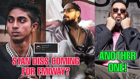 Mc Stan Diss Coming For Emiway Bantai Company In Caption Badshah