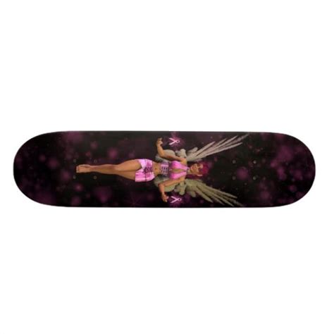 Breast Cancer Pink Ribbon Sexy Skateboard Deck Zazzle