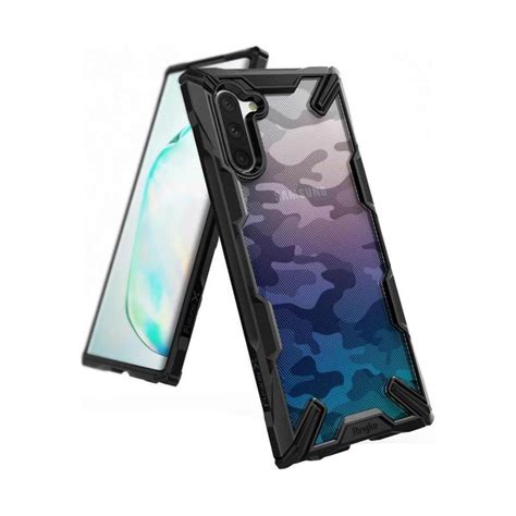 Jual Ringke Fusion X Anti Crack Casing For Galaxy Note 10 Camo Black