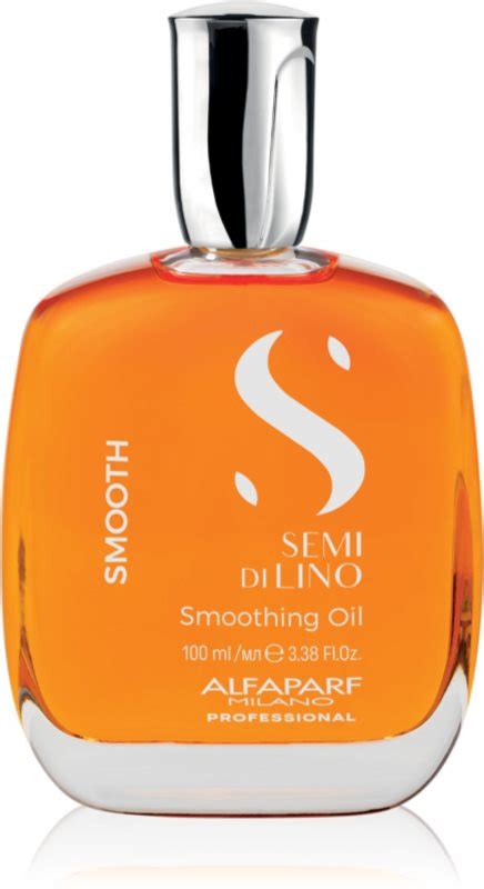 Alfaparf Milano Semi Di Lino Smooth Smoothing Oil For Unruly And Frizzy