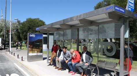 Nuevas Y Modernas Paradas De Buses Se Entregaron En Quito Quito