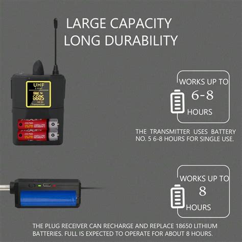 Kit De Système De Microphone Sans Fil Uhf Ensemble De Microphone