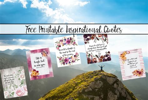 Free Printable Inspirational Quotes