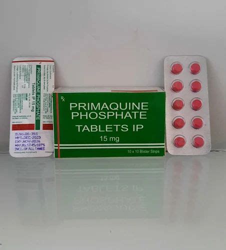 Primaquine Phosphate Tablets Ip Mg Treatment To Treat Malarial