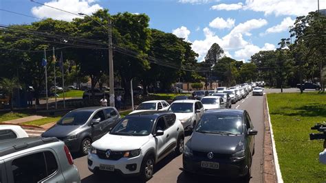 Motoristas De Aplicativo De Campo Grande Fazem Carreata Contra