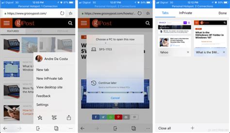 Microsoft Edge พร้อมใช้งานแล้วสำหรับ Apple Ios และ Android